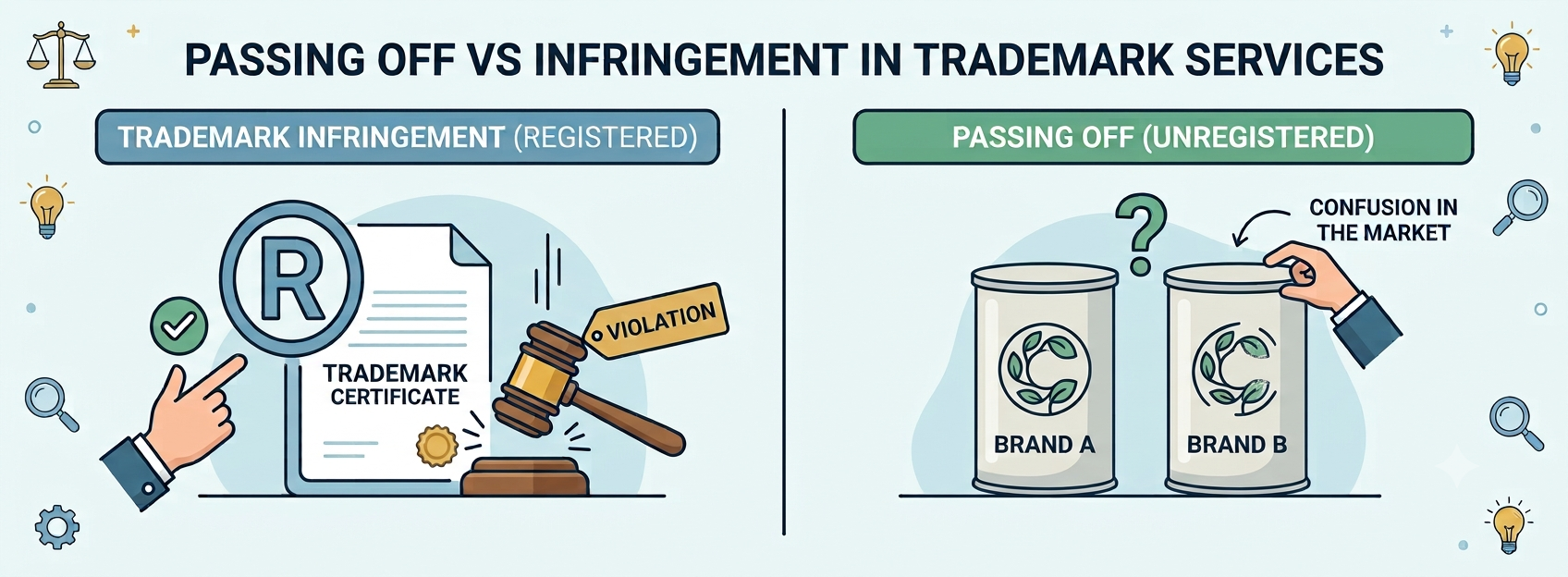 passing off vs infringement in trademark