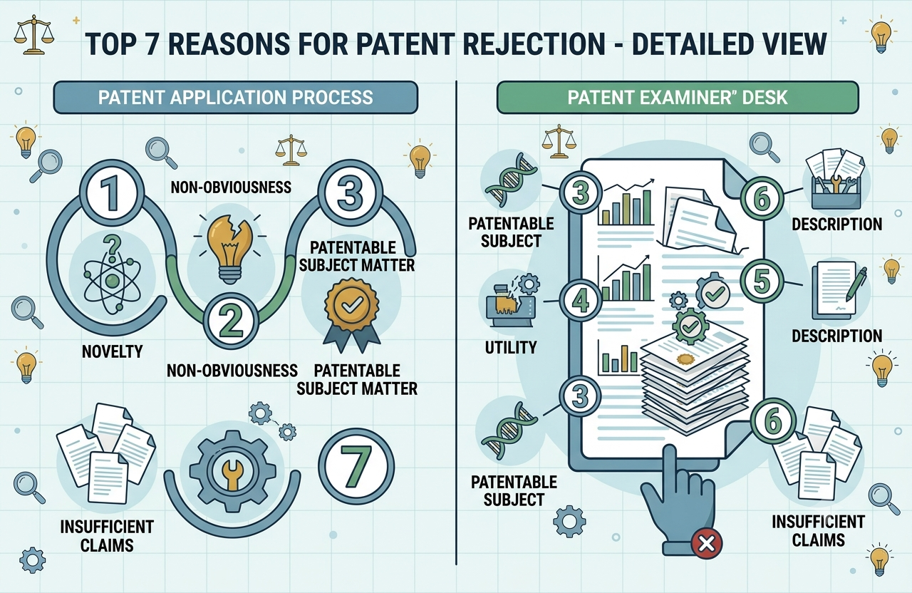 how to handle patent application rejection