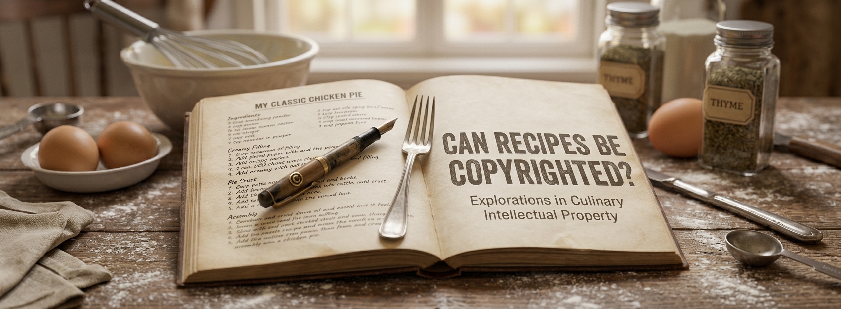 can recipes be copyrighted