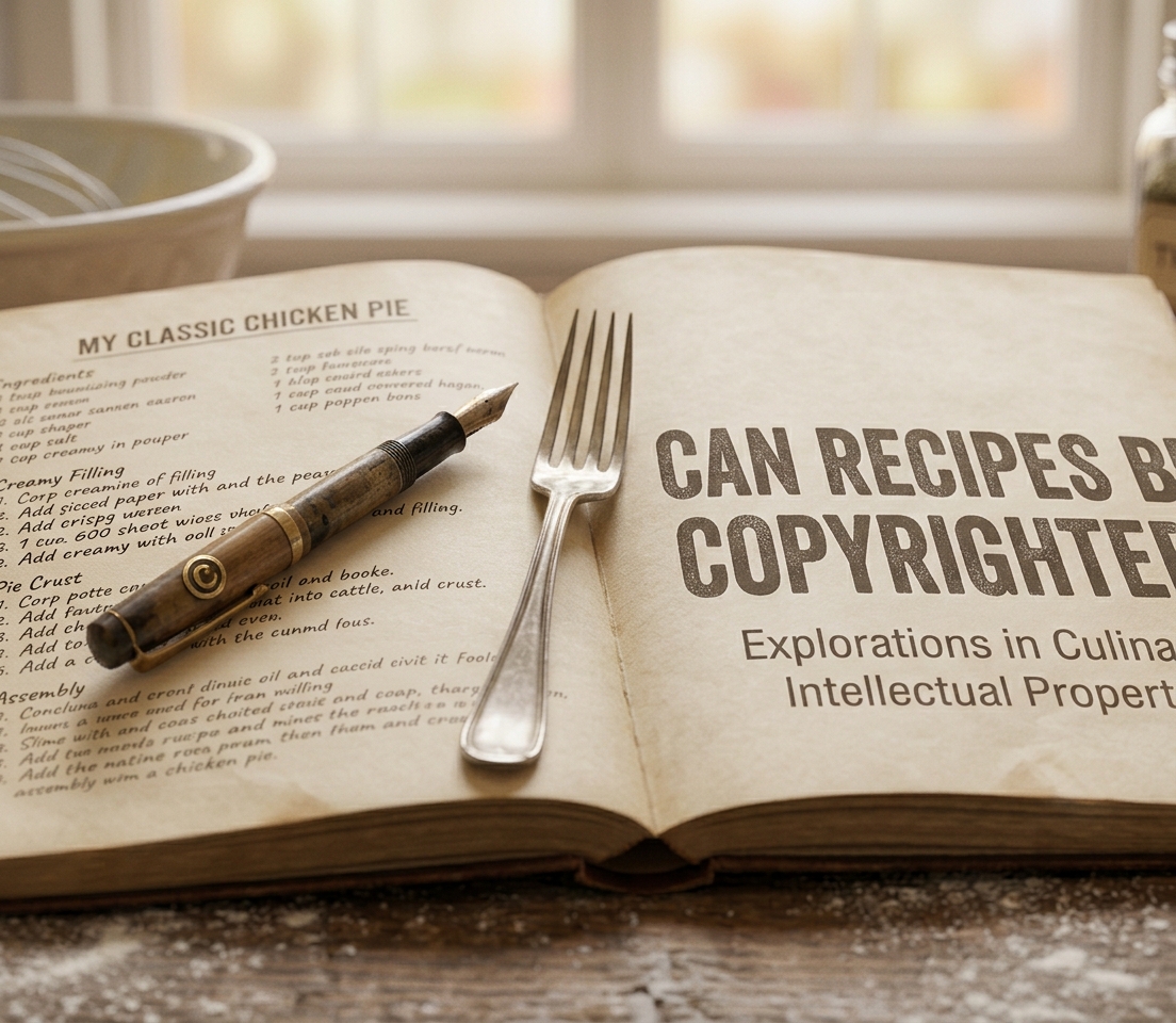 can recipes be copyrighted