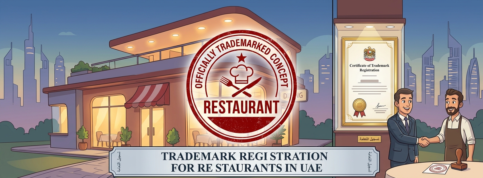 trademark for restaurant in uae