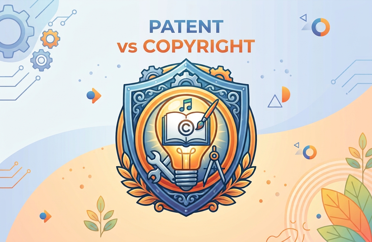 Patent vs Copyright: What's the Difference?