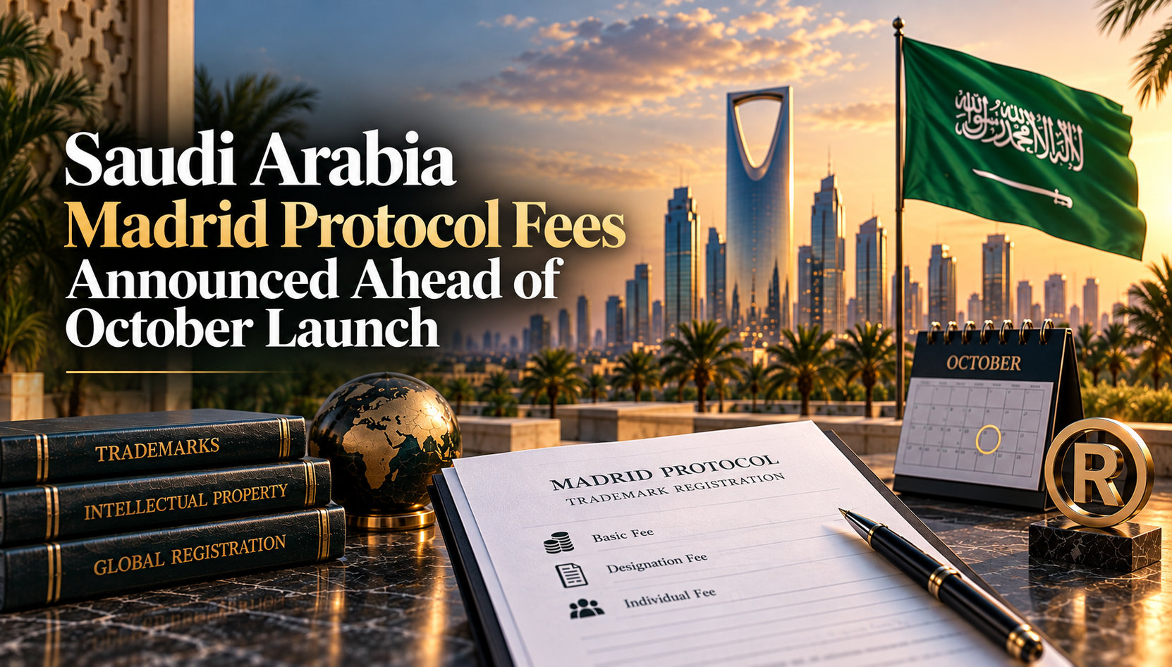 Saudi Arabia Confirms Individual Fees Under the Madrid Protocol Ahead of 8 October Launch